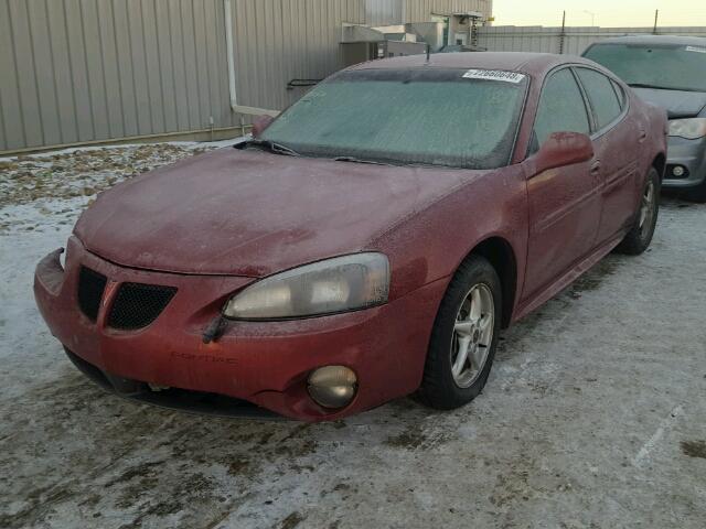 2G2WP522051332375 - 2005 PONTIAC GRAND PRIX RED photo 2