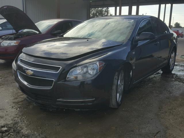 1G1ZJ57748F256406 - 2008 CHEVROLET MALIBU 2LT BLACK photo 2