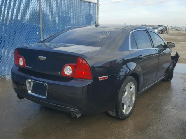 1G1ZJ57748F256406 - 2008 CHEVROLET MALIBU 2LT BLACK photo 4