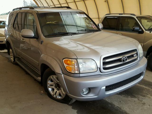 5TDZT38A04S230699 - 2004 TOYOTA SEQUOIA LI SILVER photo 1