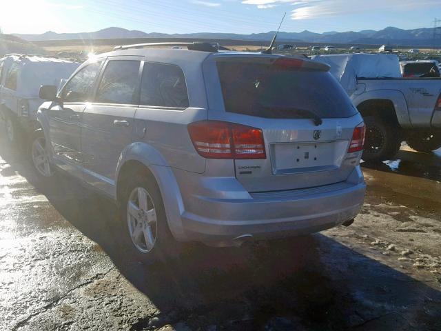 3D4PH5FV6AT134560 - 2010 DODGE JOURNEY SX SILVER photo 3