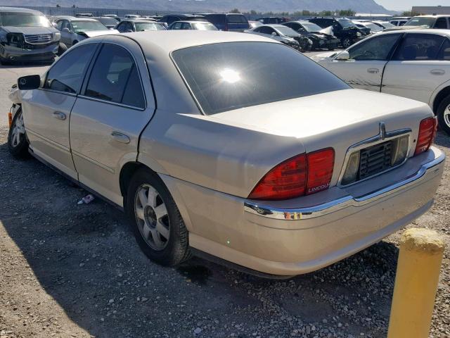1LNHM86S22Y607743 - 2002 LINCOLN LS WHITE photo 3