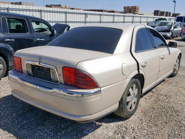 1LNHM86S22Y607743 - 2002 LINCOLN LS WHITE photo 4