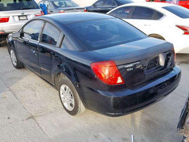 1G8AM12F35Z114619 - 2005 SATURN ION LEVEL BLACK photo 3