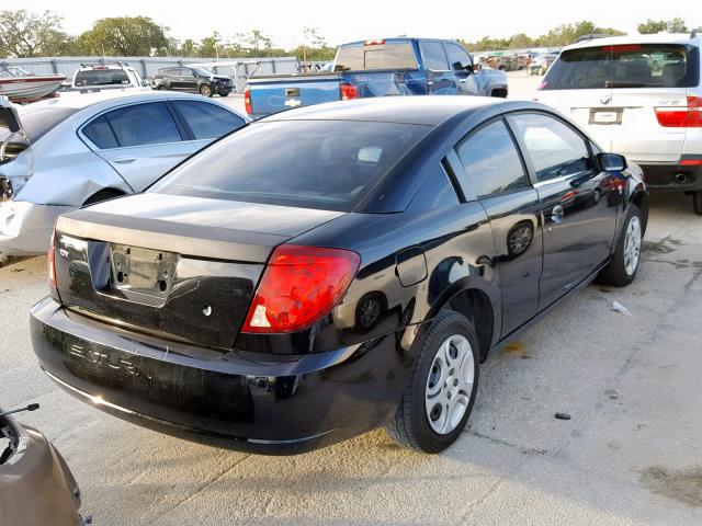 1G8AM12F35Z114619 - 2005 SATURN ION LEVEL BLACK photo 4