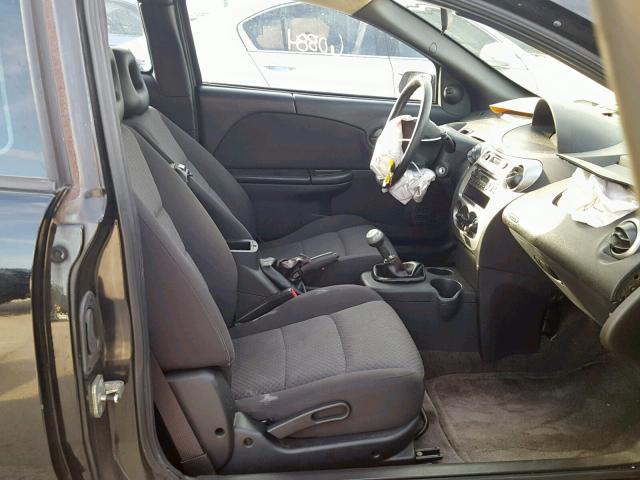 1G8AM12F35Z114619 - 2005 SATURN ION LEVEL BLACK photo 5