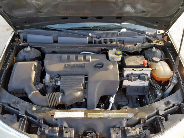 1G8AM12F35Z114619 - 2005 SATURN ION LEVEL BLACK photo 7