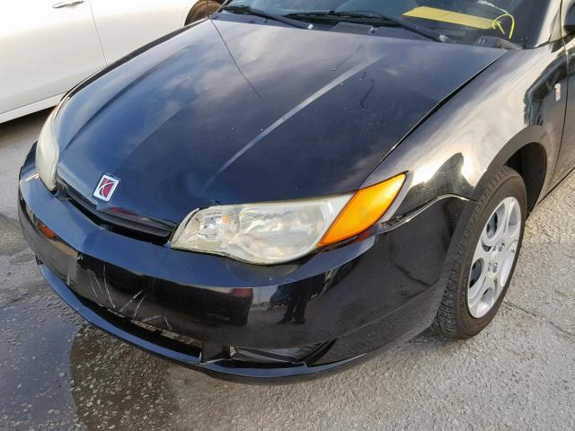 1G8AM12F35Z114619 - 2005 SATURN ION LEVEL BLACK photo 9