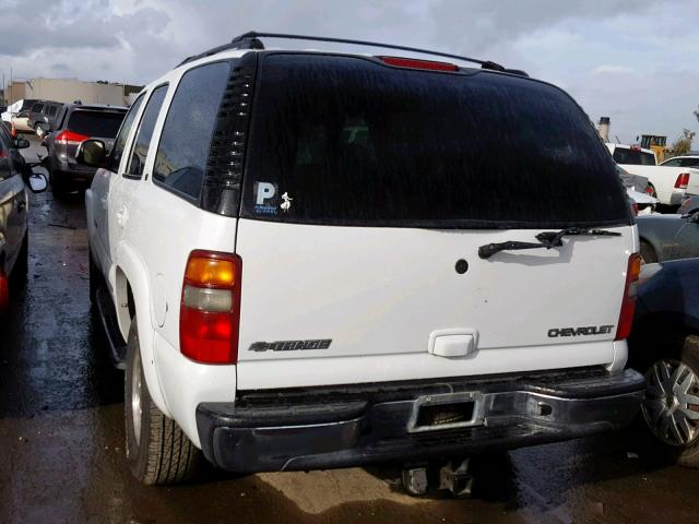 1GNEK13T43J228763 - 2003 CHEVROLET TAHOE K150 WHITE photo 3