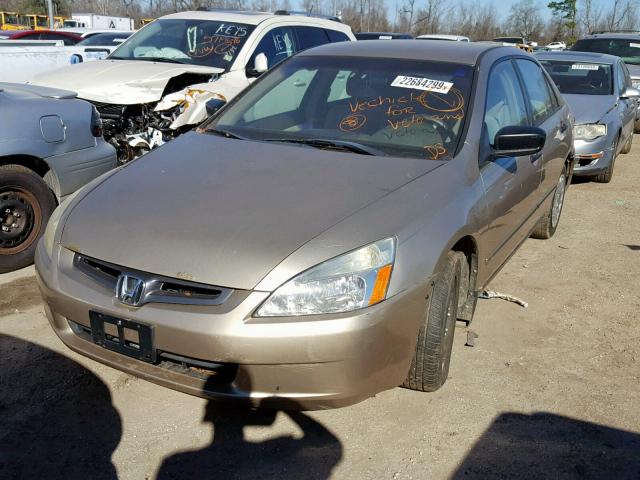 1HGCM56193A050216 - 2003 HONDA ACCORD DX GOLD photo 2