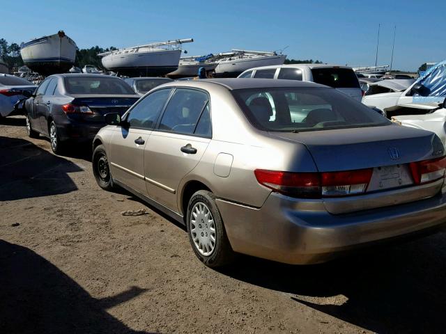 1HGCM56193A050216 - 2003 HONDA ACCORD DX GOLD photo 3