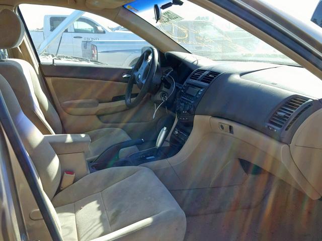 1HGCM56193A050216 - 2003 HONDA ACCORD DX GOLD photo 5