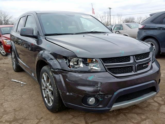 3C4PDCEGXHT564439 - 2017 DODGE JOURNEY GT GRAY photo 1