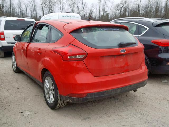 1FADP3K20FL302298 - 2015 FORD FOCUS SE RED photo 3