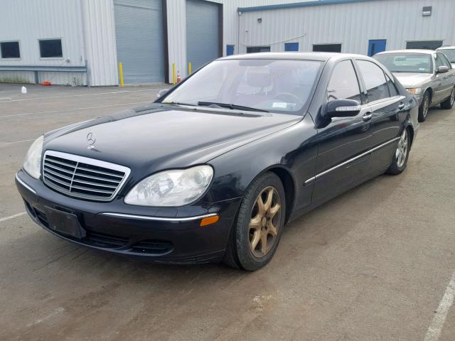 WDBNG83J05A443284 - 2005 MERCEDES-BENZ S 430 4MAT BLACK photo 2