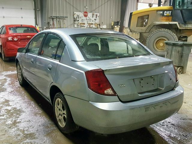 1G8AZ52F63Z184685 - 2003 SATURN ION LEVEL SILVER photo 3