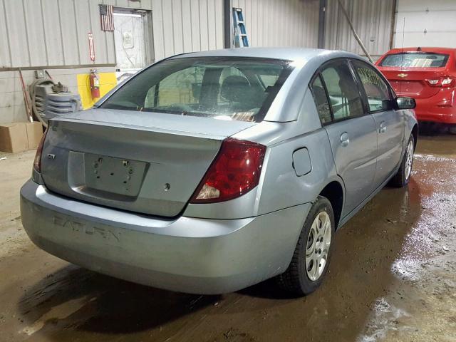 1G8AZ52F63Z184685 - 2003 SATURN ION LEVEL SILVER photo 4