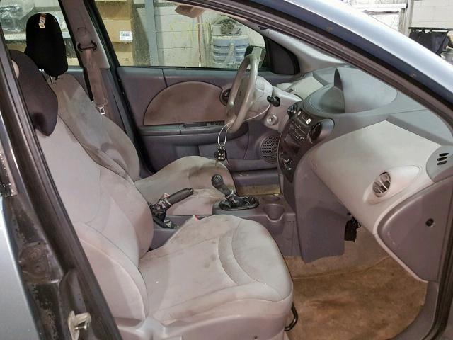 1G8AZ52F63Z184685 - 2003 SATURN ION LEVEL SILVER photo 5