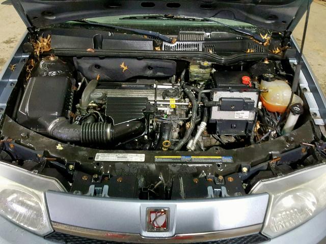 1G8AZ52F63Z184685 - 2003 SATURN ION LEVEL SILVER photo 7