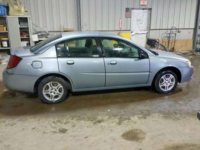 1G8AZ52F63Z184685 - 2003 SATURN ION LEVEL SILVER photo 9