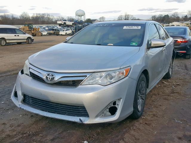 4T1BF1FK6CU020073 - 2012 TOYOTA CAMRY BASE SILVER photo 2