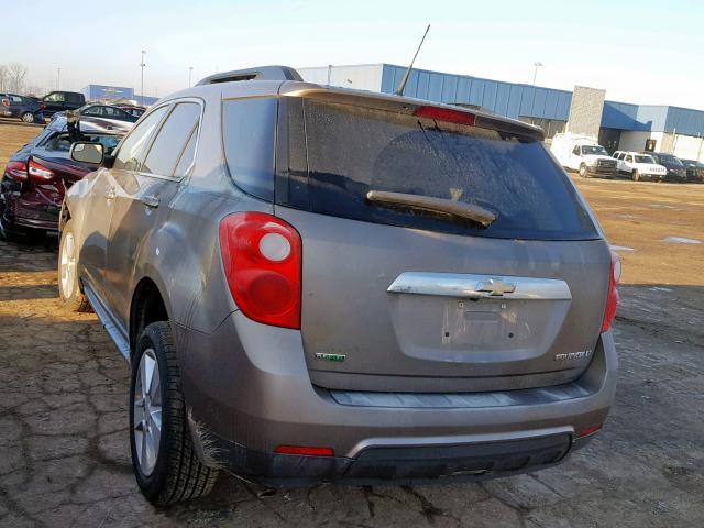 2GNALPEK3C6116830 - 2012 CHEVROLET EQUINOX LT BROWN photo 3