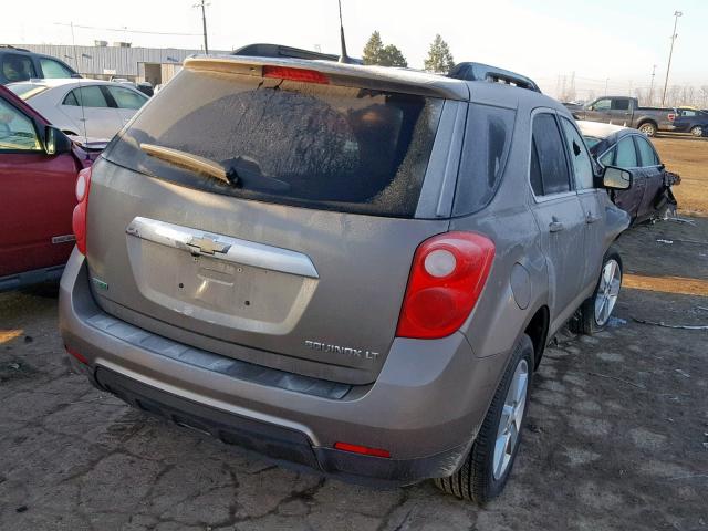 2GNALPEK3C6116830 - 2012 CHEVROLET EQUINOX LT BROWN photo 4