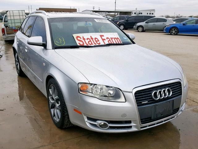 WAUKF68E85A467546 - 2005 AUDI A4 2.0T AV SILVER photo 1