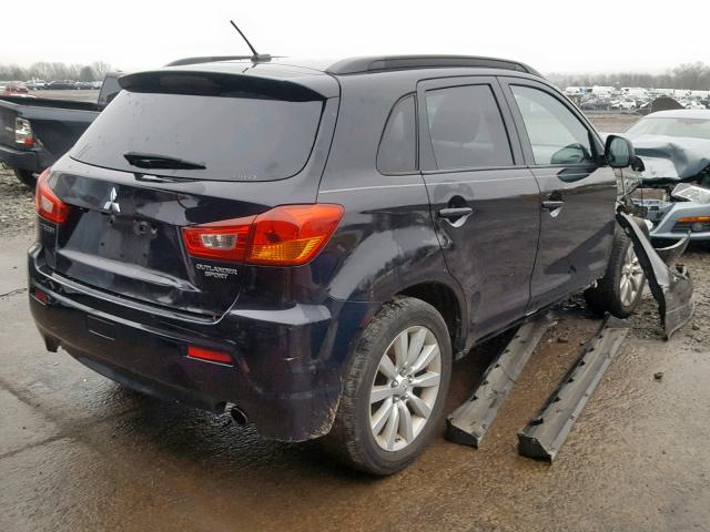 JA4AR4AU8BZ014417 - 2011 MITSUBISHI OUTLANDER BLACK photo 4