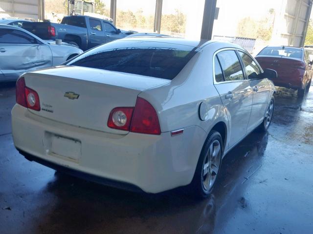 1G1ZA5E11BF349082 - 2011 CHEVROLET MALIBU LS WHITE photo 4