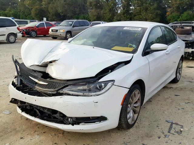 1C3CCCBB9FN619202 - 2015 CHRYSLER 200 S WHITE photo 2