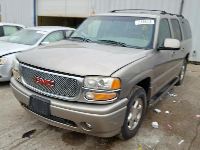 1GKFK66U51J302465 - 2001 GMC DENALI XL BEIGE photo 2