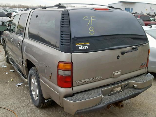 1GKFK66U51J302465 - 2001 GMC DENALI XL BEIGE photo 3