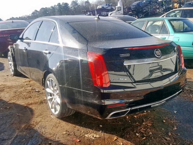 1G6AZ5S33E0127821 - 2014 CADILLAC CTS PREMIU BLACK photo 3