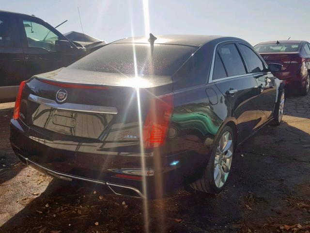 1G6AZ5S33E0127821 - 2014 CADILLAC CTS PREMIU BLACK photo 4