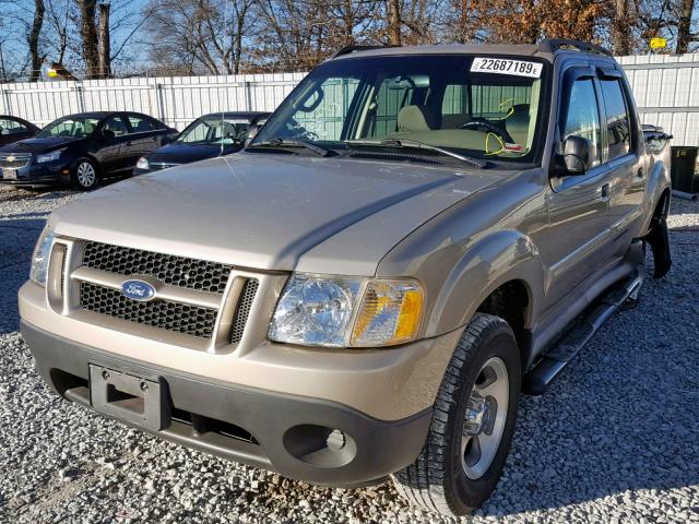 1FMZU67K94UB26616 - 2004 FORD EXPLORER S TAN photo 2