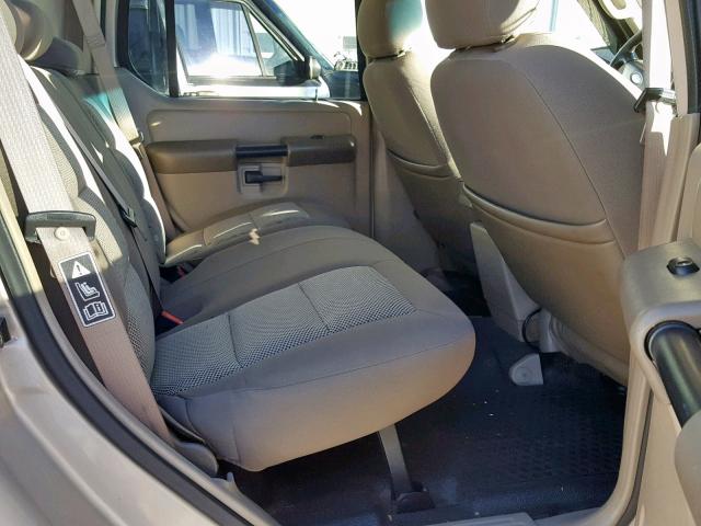 1FMZU67K94UB26616 - 2004 FORD EXPLORER S TAN photo 6