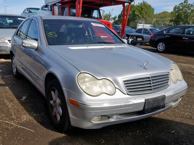 WDBRF61J43F308501 - 2003 MERCEDES-BENZ C 240 SILVER photo 1