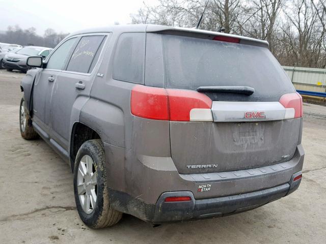 2CTFLREC3B6398795 - 2011 GMC TERRAIN SL BROWN photo 3
