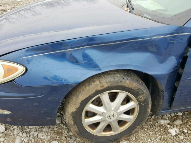 2G4WD532651245837 - 2005 BUICK LACROSSE C BLUE photo 9