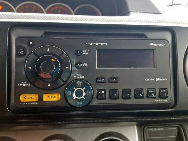 JTLZE4FE6CJ020162 - 2012 TOYOTA SCION XB Күлгін фото 9