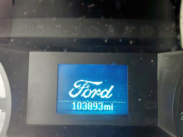 1FA6P0G74E5368349 - 2014 FORD FUSION S BLUE photo 8