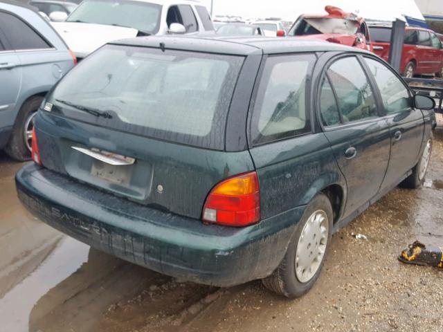 1G8ZK8275VZ275466 - 1997 SATURN SW2 GREEN photo 4