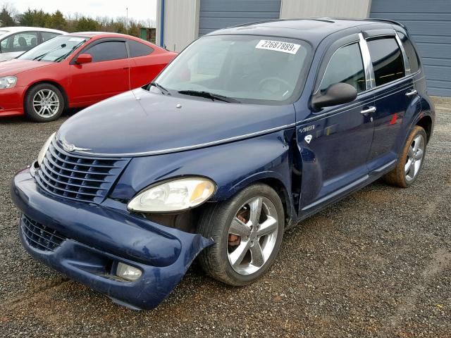 3C8FY78GX5T501371 - 2005 CHRYSLER PT CRUISER BLUE photo 2