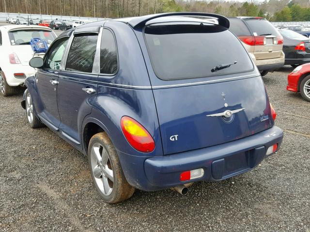 3C8FY78GX5T501371 - 2005 CHRYSLER PT CRUISER BLUE photo 3