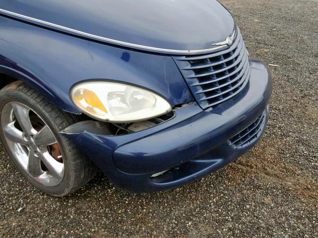 3C8FY78GX5T501371 - 2005 CHRYSLER PT CRUISER BLUE photo 9