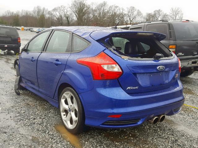 1FADP3L93DL135895 - 2013 FORD FOCUS ST BLUE photo 3