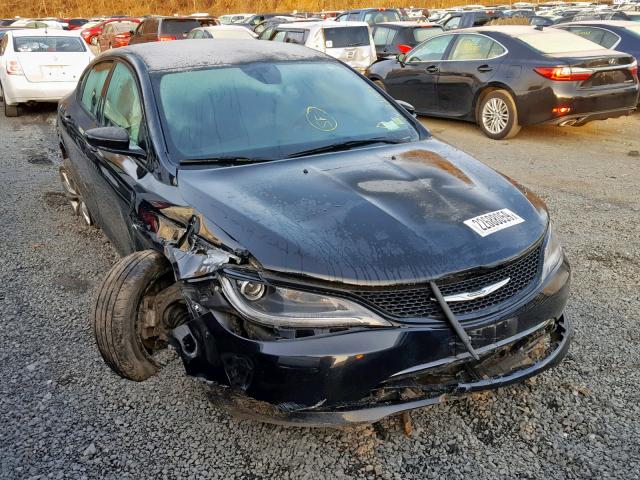 1C3CCCDG6FN630344 - 2015 CHRYSLER 200 S BLACK photo 1