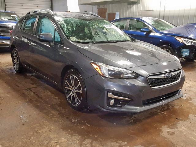 4S3GTAU63J3733203 - 2018 SUBARU IMPREZA LI GRAY photo 1