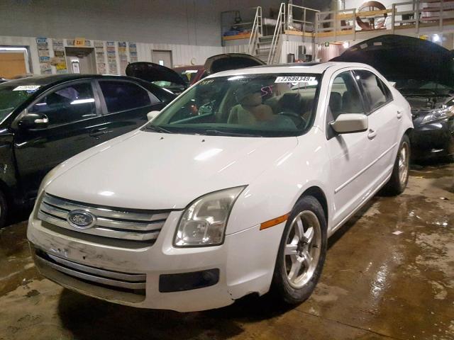 3FAHP07Z88R174967 - 2008 FORD FUSION SE WHITE photo 2